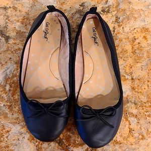 Black girls ballet flats
